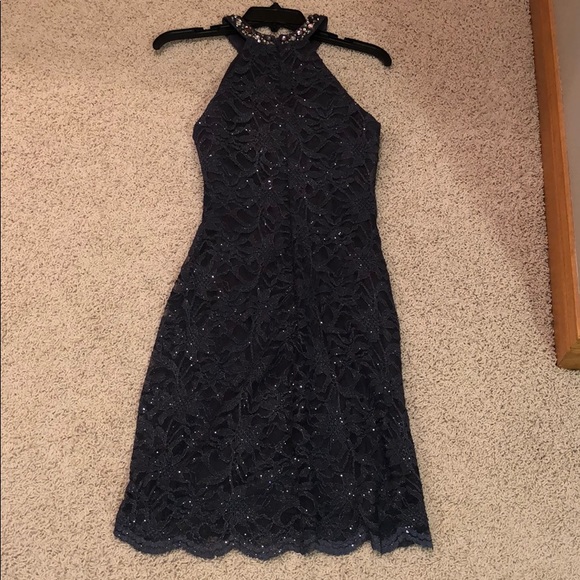 Space gray, glittery dress - Picture 4 of 5